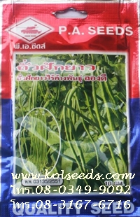 เมล็ดพันธุ์ถั่วฝักยาวไร้ค้าง ตรารถถัง