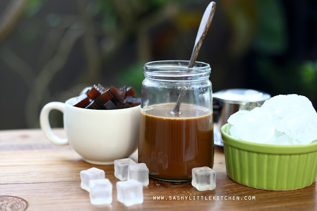 Vietnamese Jelly Ice Coffee (Es Kopi Vietnam dengan Jelly Kopi)