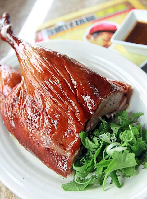 Roasted Duck on Display