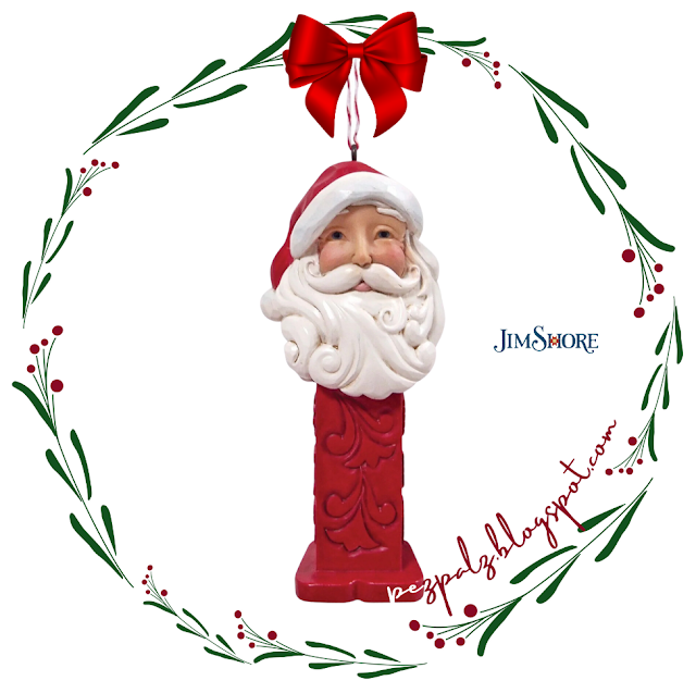 Jim Shore PEZ mini Santa holiday tree ornament
