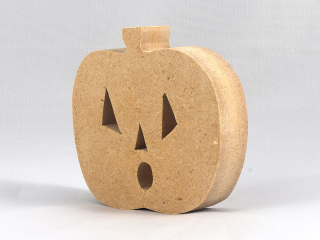 Handmade Halloween Jack-O-Lantern Made From MDF