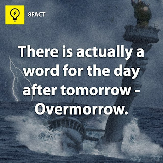 There is actually a word for the day after tomorrow-Overmorrow.