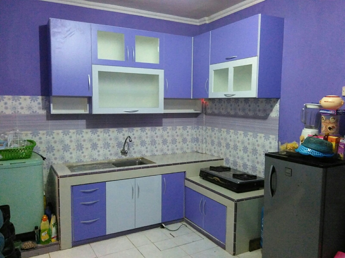 Gambar Desain Dapur Lurus  Rumah  Akane