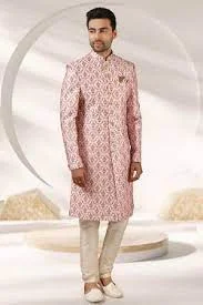 Biyer Sherwani 2023 - Biyer Sherwani Collection - Boys Sherwani Punjabi Design - Biyer Sherwani Rental - biyer sherwani pic - NeotericIT.com