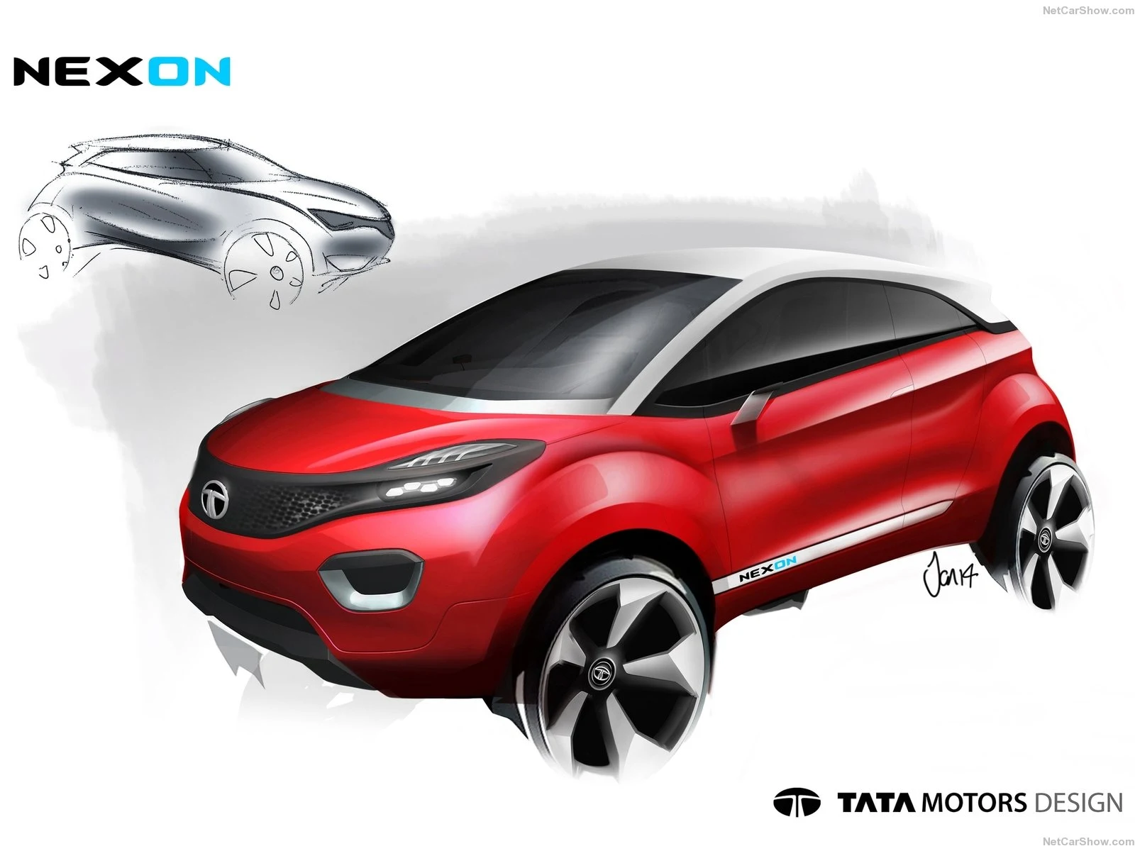 Hình ảnh xe ô tô Tata Nexon Concept 2014 & nội ngoại thất