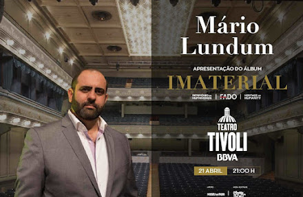 Mário Lundum apresenta o disco "Imaterial" no Tivoli BBVA, em abril