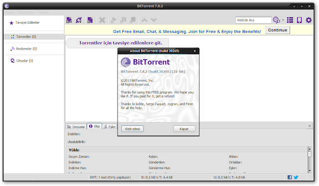 BitTorrent PRO 2014 Türkçe 7.8.1 Full Program indir