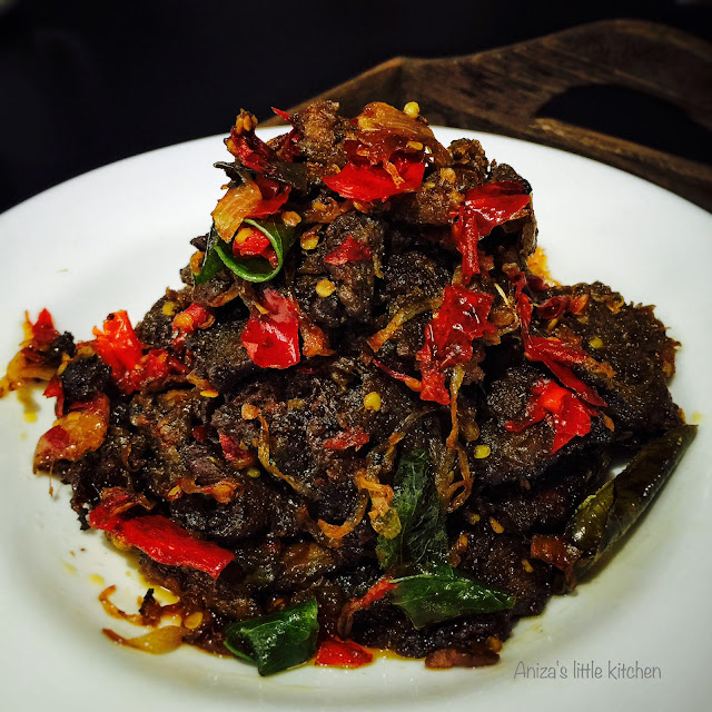 Aniza little kitchen: DENDENG BALADO PADANG