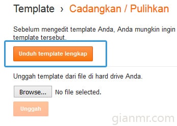 Cara mudah backup template blogger atau blogspot 3