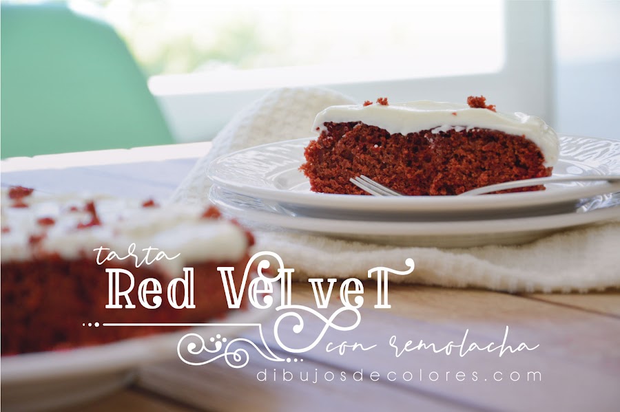 tarta red velvet con remolacha