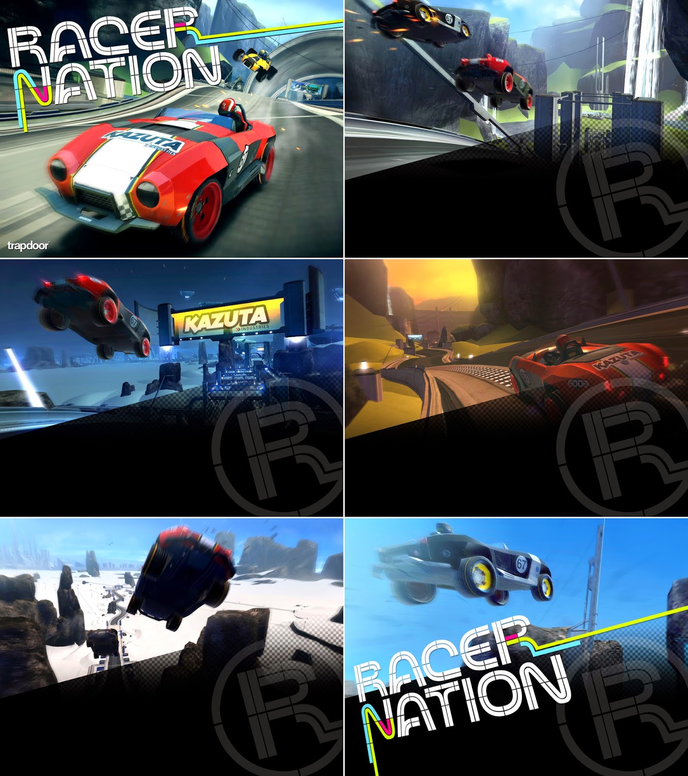 Loading screens teamwork and RSR (early name) promo poster test ...