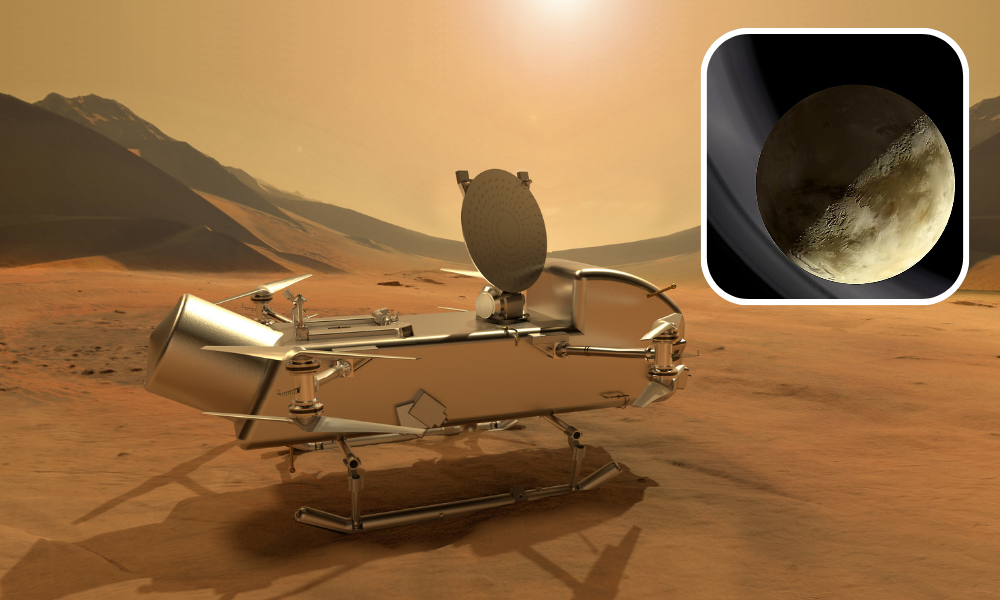 NASA To Send Nuclear-powered Rotorcraft on Saturn's Moon Titan in July 2028 - IndianWeb2.com