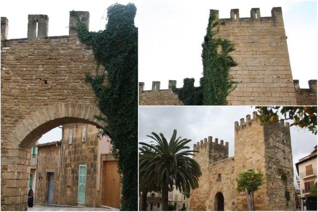 Murallas en Alcudia, Mallorca