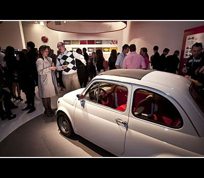 New Fiat 500 SoHo Mixer at the Fiat Gallery NY 