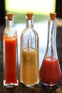 Assorted Salad Dressings in Bottles: Italian, Raspberry-Vinegar, French