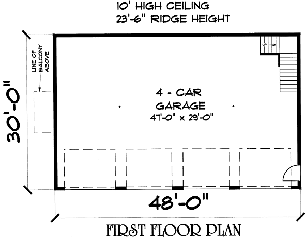 Home Decorations 4 Car Garage Plans Ideas Larger 