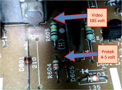 Memperbaiki TV Sharp Protek Mati Standby-Panassoder