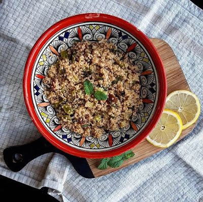 Taboulé au citron menthe concombre et tomate charlotte and cooking