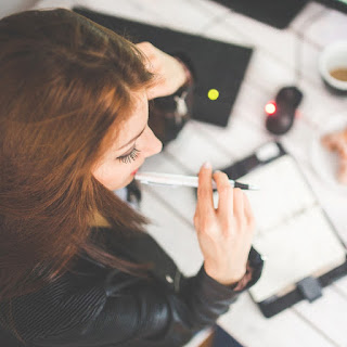 Woman working