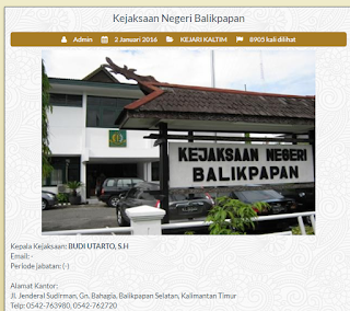 kantor kejaksaan negeri balikpapan