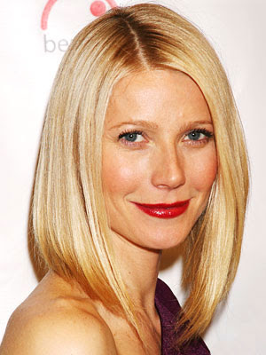 short hairstyles for oblong faces. Gwyneth Paltrow#39;s Long Bob