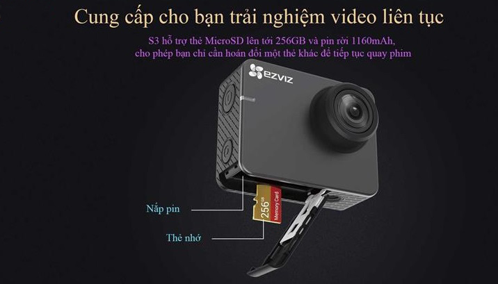 Camera thể thao EZVIZ CS-SP206-C0-68WFBS