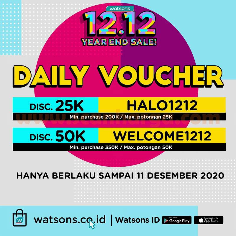 Watsons Promo 12.12 Year End Sale - Special Price 12K