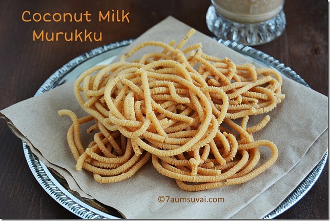 coconut milk murukku 