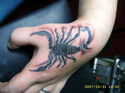 Scorpion Tattoos For Girls