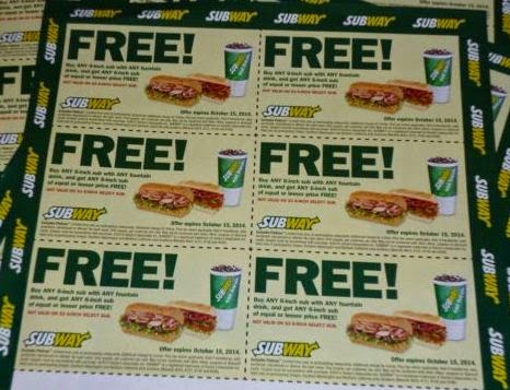 subway coupons 2018