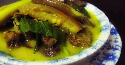 twenty2december™ : Daging salai masak lemak cili api bersama terung.