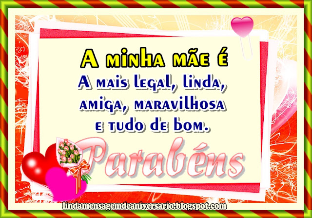 Blog Linda Mensagem de Aniversário mãe