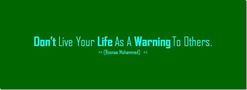 As A Warning To Others… |Inspirational Islamic Quote