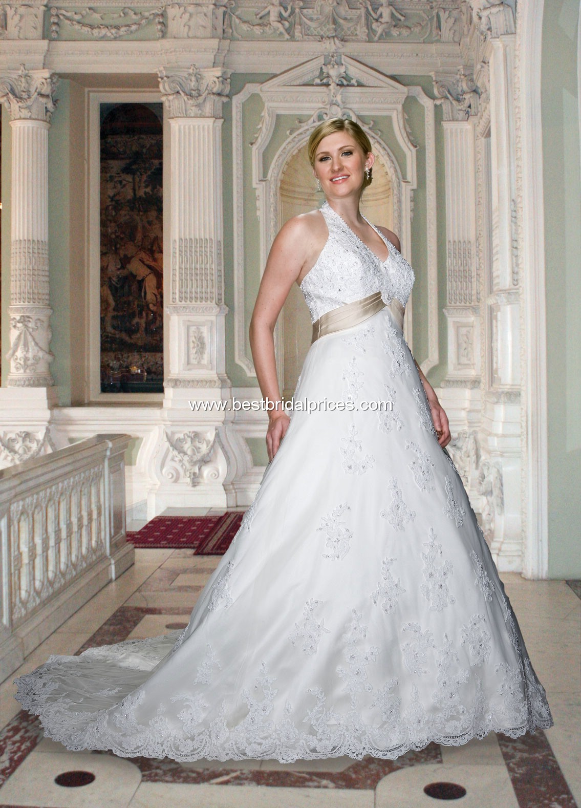 strapless lace back wedding dresses Davinci Plus Size Wedding Dresses - Style T8172