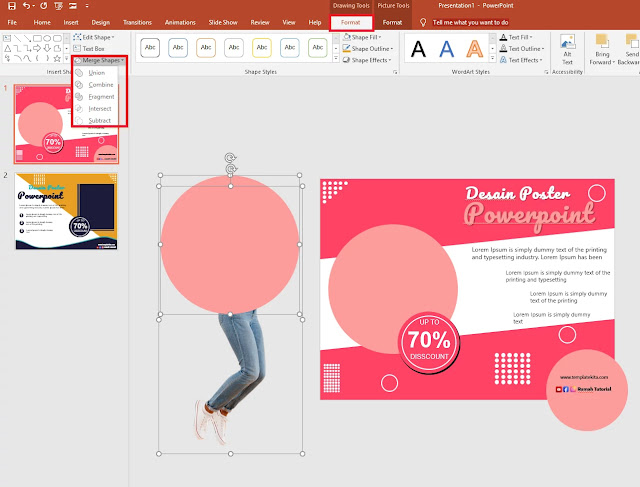 Free Poster .PPT : Download Template Poster Powerpoint 2016 Gratis