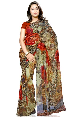 Sarees are popular dresses worn by women in the Southeast Asian countries