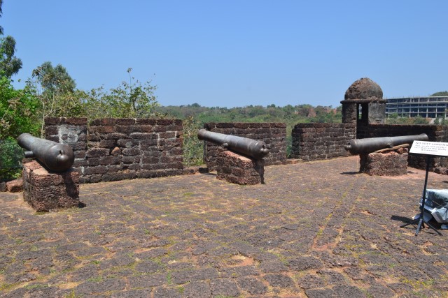Reis Magos Fort Goa - Cannons