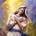 Bức hoạ hiện đại rất lạ về chủ đề quen thuộc: Đức Maria được rước lên trời