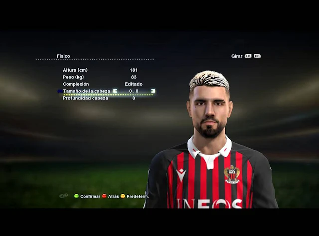 Faces Andy Delort For PES 2013