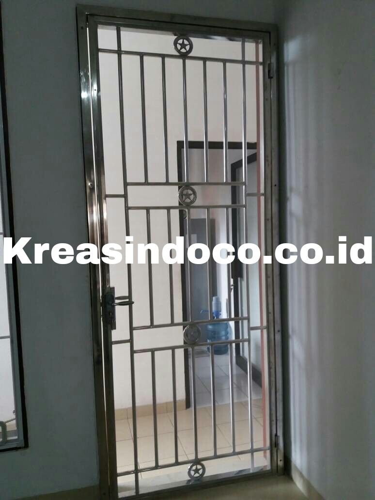 Daftar Harga Berbagai Macam Pintu Kasa Stainless Besi 