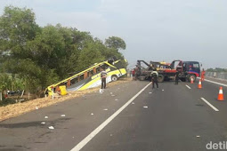 Lagi, Bus Rombongan Siswa SMPN 1 Pulokulon Kecelakaan di Tol Brebes, 4 Orang Tewas