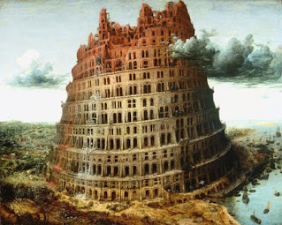 La ziggourat de Babylone vue par un peintre.