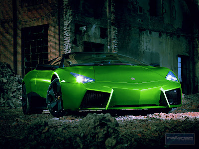 Lamborghini Reventon in radiance green Click the image to download
