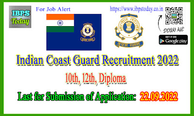 Indian Coast Guard Navik (GD & DB) & Yantrik Recruitment2022