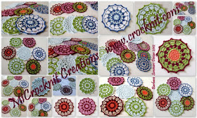 crochet patterns, how to crochet, coasters, home decore