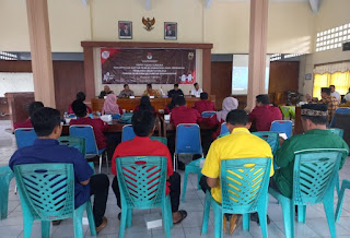 Kapolsek Karanganyar Hadiri Rapat Pleno Terbuka Rekapitulasi Daftar Pemilih Sementara Hasil Perbaikan (DPSHP)