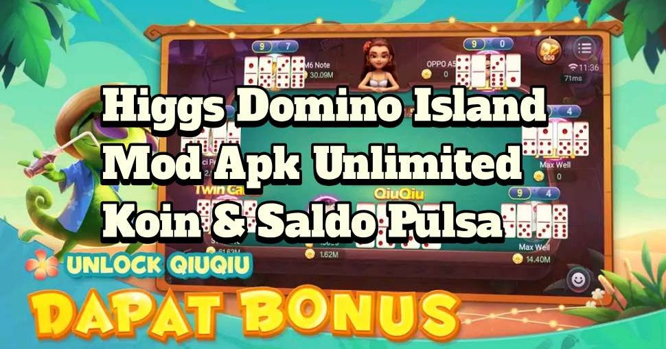 Download Game Higgs Domino Island Mod Apk Auto Saldo Gratis Pulsa