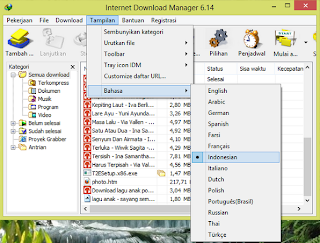 cara merubah idm menjadi bahasa indonesia