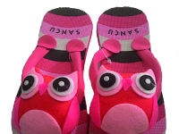 New Produk sandal Boncu owl pink