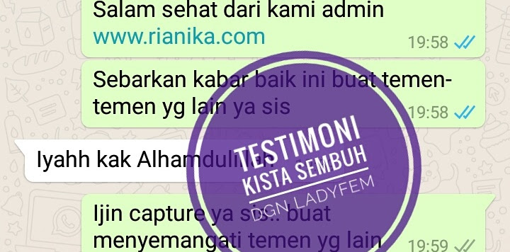 Testimoni Ladyfem Atasi KISTA Terbaru 2017